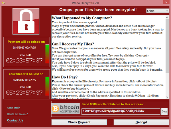 wannacry display image
